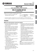 Yamaha NSP-125-Owners-Manual